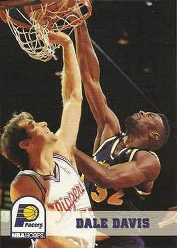#84 Dale Davis - Indiana Pacers - 1993-94 Hoops Basketball