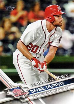 #84 Daniel Murphy - Washington Nationals - 2017 Topps Baseball