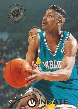 #84 David Wingate - Charlotte Hornets - 1994-95 Stadium Club Basketball