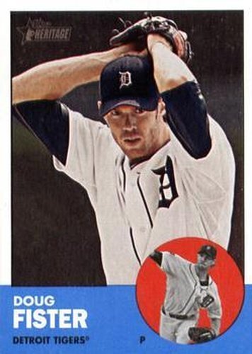 #84 Doug Fister - Detroit Tigers - 2012 Topps Heritage Baseball