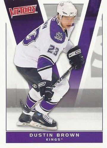 #84 Dustin Brown - Los Angeles Kings - 2010-11 Upper Deck Victory Hockey