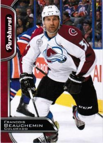 #84 Francois Beauchemin - Colorado Avalanche - 2016-17 Parkhurst - Red Hockey