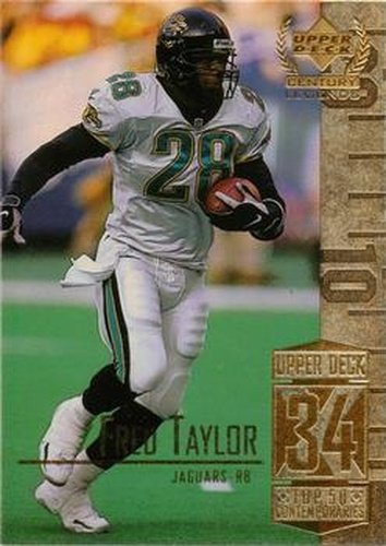 #84 Fred Taylor - Jacksonville Jaguars - 1999 Upper Deck Century Legends Football