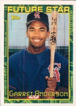 #84 Garret Anderson - California Angels - 1994 Topps Baseball
