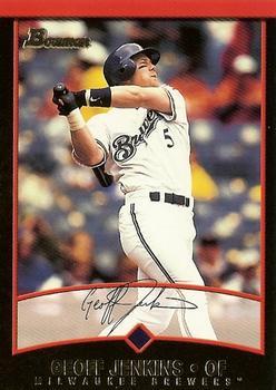 #84 Geoff Jenkins - Milwaukee Brewers - 2001 Bowman Baseball
