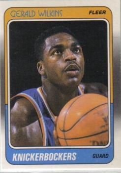 #84 Gerald Wilkins - New York Knicks - 1988-89 Fleer Basketball