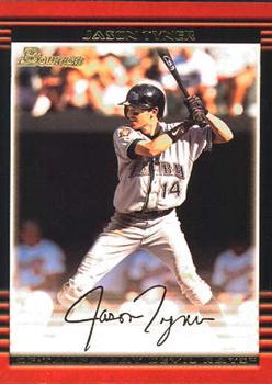 #84 Jason Tyner - Tampa Bay Devil Rays - 2002 Bowman Baseball