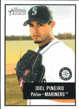 #84 Joel Pineiro - Seattle Mariners - 2003 Bowman Heritage Baseball