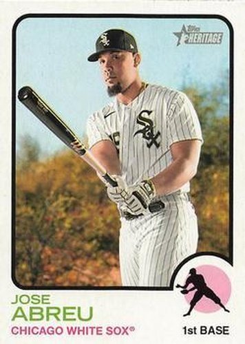 #84 Jose Abreu - Chicago White Sox - 2022 Topps Heritage Baseball