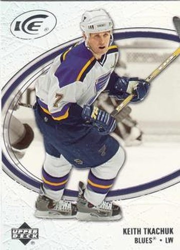 #84 Keith Tkachuk - St. Louis Blues - 2005-06 Upper Deck Ice Hockey