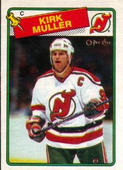 #84 Kirk Muller - New Jersey Devils - 1988-89 O-Pee-Chee Hockey