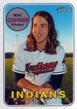#84 Mike Clevinger - Cleveland Indians - 2018 Topps Heritage Baseball