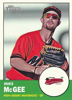 #84 Mike McGee - High Desert Mavericks - 2012 Topps Heritage Minor League Baseball