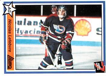 #84 Nicolas Lefebvre - Trois-Rivieres Draveurs - 1990-91 7th Inning Sketch QMJHL Hockey