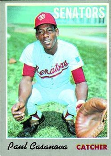 #84 Paul Casanova - Washington Senators - 1970 Topps Baseball