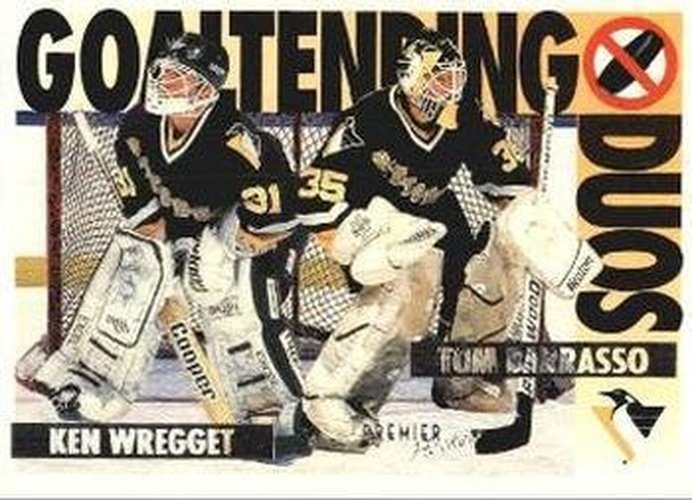 #84 Ken Wregget / Tom Barrasso - Pittsburgh Penguins - 1994-95 Topps Premier Hockey