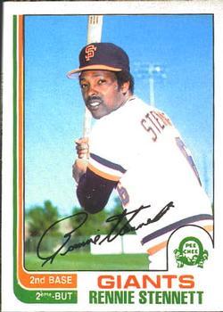#84 Rennie Stennett - San Francisco Giants - 1982 O-Pee-Chee Baseball