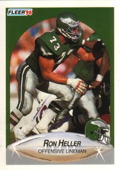 #84 Ron Heller - Philadelphia Eagles - 1990 Fleer Football