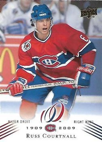 #84 Russ Courtnall - Montreal Canadiens - 2008-09 Upper Deck Montreal Canadiens Centennial Hockey
