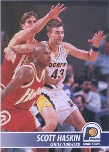 #84 Scott Haskin - Indiana Pacers - 1994-95 Hoops Basketball