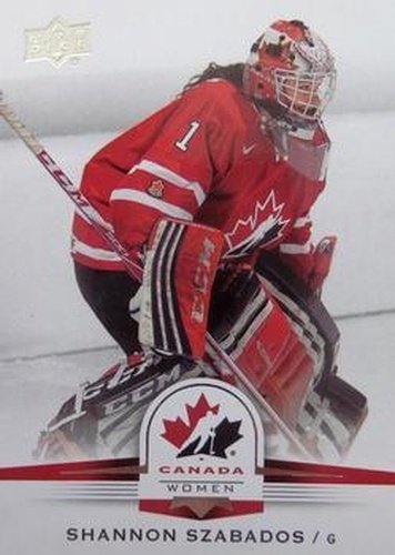 #84 Shannon Szabados - Canada - 2014-15 Upper Deck Team Canada Juniors Hockey