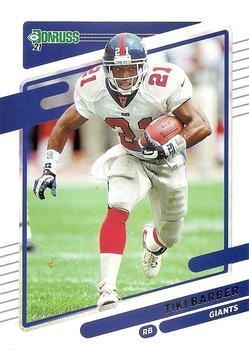 #84 Tiki Barber - New York Giants - 2021 Donruss Football