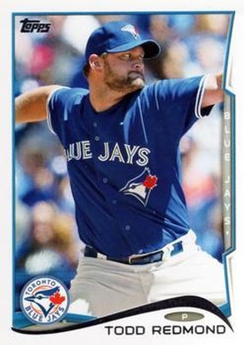 #84 Todd Redmond - Toronto Blue Jays - 2014 Topps Baseball