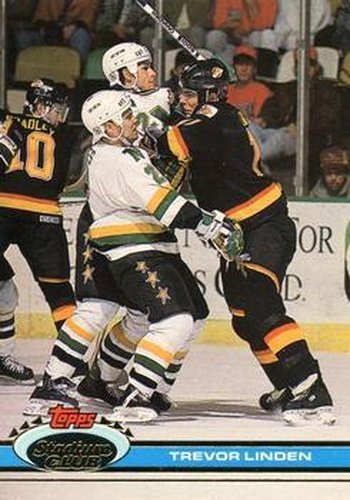#84 Trevor Linden - Vancouver Canucks - 1991-92 Stadium Club Hockey