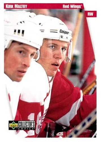 #84 Kirk Maltby - Detroit Red Wings - 1997-98 Collector's Choice Hockey