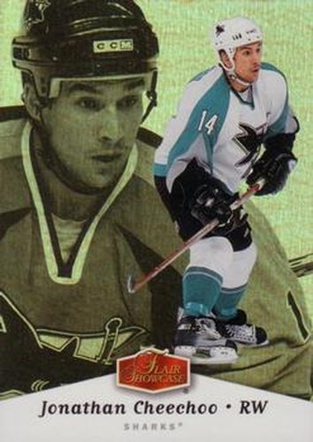 #84 Jonathan Cheechoo - San Jose Sharks - 2006-07 Flair Showcase Hockey