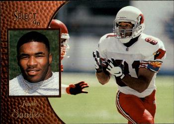 #84 Frank Sanders - Arizona Cardinals - 1996 Select Football