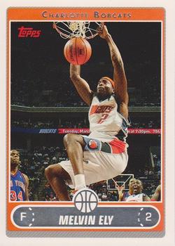 #84 Melvin Ely - Charlotte Bobcats - 2006-07 Topps Basketball