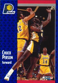 #84 Chuck Person - Indiana Pacers - 1991-92 Fleer Basketball