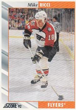 #84 Mike Ricci - Philadelphia Flyers - 1992-93 Score USA Hockey