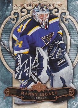 #84 Manny Legace - St. Louis Blues - 2007-08 Upper Deck Artifacts Hockey