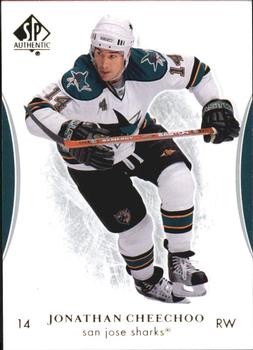 #84 Jonathan Cheechoo - San Jose Sharks - 2007-08 SP Authentic Hockey
