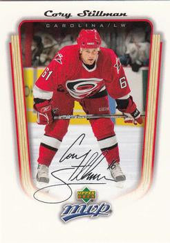 #84 Cory Stillman - Carolina Hurricanes - 2005-06 Upper Deck MVP Hockey