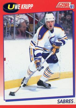 #84 Uwe Krupp - Buffalo Sabres - 1991-92 Score Canadian Bilingual Hockey