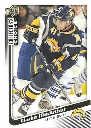 #84 Clarke MacArthur - Buffalo Sabres - 2009-10 Collector's Choice Hockey