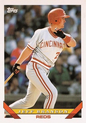 #784 Jeff Branson - Cincinnati Reds - 1993 Topps Baseball