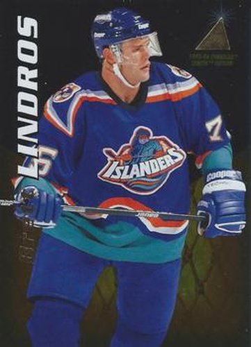 #84 Brett Lindros - New York Islanders - 1995-96 Zenith Hockey