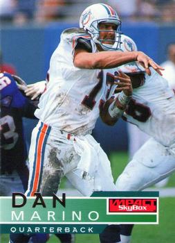 #84 Dan Marino - Miami Dolphins - 1995 SkyBox Impact Football