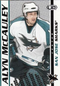 #84 Alyn McCauley - San Jose Sharks - 2003-04 Pacific Heads Up Hockey