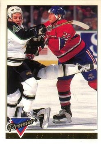 #84 Benoit Brunet - Montreal Canadiens - 1993-94 O-Pee-Chee Premier Hockey - Gold