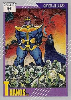 #85 Thanos - 1991 Impel Marvel Universe Series II