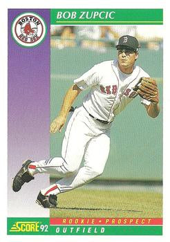 #850 Bob Zupcic - Boston Red Sox - 1992 Score Baseball