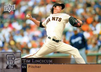 #851 Tim Lincecum - San Francisco Giants - 2009 Upper Deck Baseball