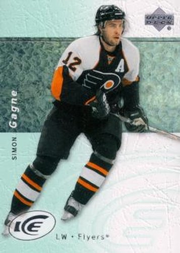 #11 Simon Gagne - Philadelphia Flyers - 2007-08 Upper Deck Ice Hockey