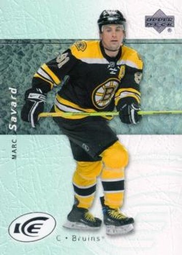 #20 Marc Savard - Boston Bruins - 2007-08 Upper Deck Ice Hockey