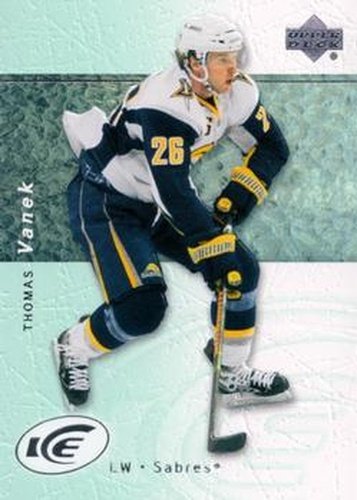 #21 Thomas Vanek - Buffalo Sabres - 2007-08 Upper Deck Ice Hockey